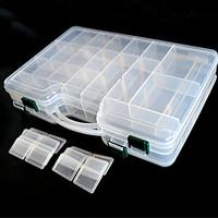 As Picture Waterproof General Fishing Plastic Fishing Tackle Box