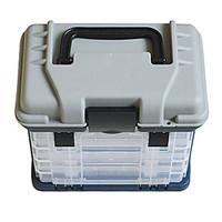 As Picture Waterproof General Fishing Plastic Fishing Tackle Box