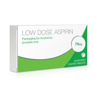 Aspirin Enteric Coated 75mg Tablets (Low Dose Aspirin)