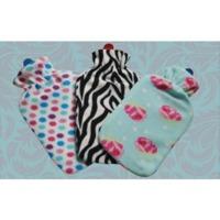 Ashley Housewares Hot Water Bottle With Fleece Cover (floral)