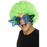 Assorted Colours Jumbo Star Costume Glasses.