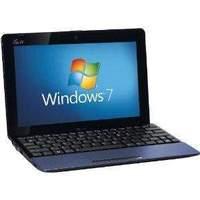 Asus Eee PC 1015CX 10.1 inch netbook - Blue (Intel Atom N2600 1.6GHz 1Gb RAM 320Gb HDD LAN WLAN Webcam Windows 7 Starter)