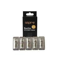 Aspire Bottom Vertical Coil Design Tank (5 Pack 1.8ohm Aspire nautilus bvc coil)