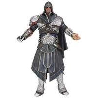 Assassins Creed Brotherhood 7 Inch Figure - EZIO ONYX COSTUME HOODED