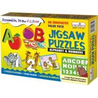 Assemble & Draw Alphabet & Numbers Puzzle