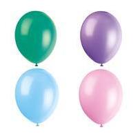 Assorted Pastel Latex Balloons 50 Pack
