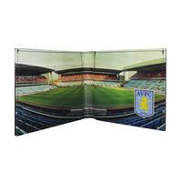 Aston Villa Fc Official Football Stadium Leather Wallet (one Size)