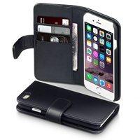ASTON iPhone 6 Leather Wallet Phone Case in Black