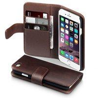 ASTON iPhone 6 Leather Wallet Phone Case in Brown