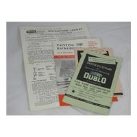 Assorted Vintage Hornby / Railway Modeller Leaflets