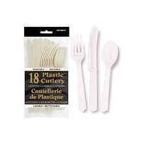 Assorted Plastic Cutlery 18 Piece Set