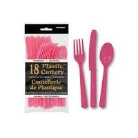 Assorted Plastic Cutlery 18 Piece Set