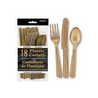 Assorted Plastic Cutlery 18 Piece Set