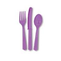 Assorted Plastic Cutlery 18 Piece Set