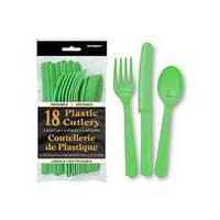 Assorted Plastic Cutlery 18 Piec...