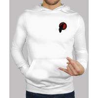 asatru raven wolves, sweatshirt, white