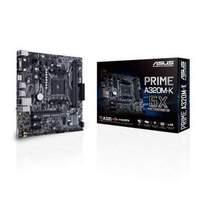 ASUS AMD PRIME A320M-K Ryzen/7th Generation A-Series/Athlon DDR4 GB LAN Micro ATX Motherboard - Black