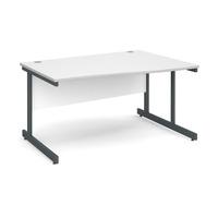 Astro Wave Desk White Right Handed 1400mm