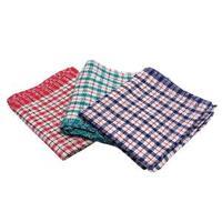 Assorted Check Design Tea Towels 430x680mm Pack of 10 KRSRY0311