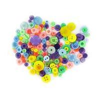 Assorted Pastel Buttons 100 g