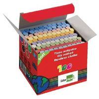 Assorted Colour Dustless Chalk Sticks Pack of 100 77660