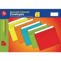 Assorted Vibrant C5 Peel and Seal Envelopes Pack of 10 UB70051