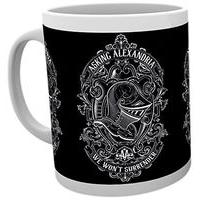 asking alexandria skulls mug