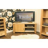 Aston Oak Corner LCD TV Cabinet