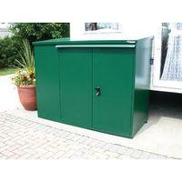 asgard annexe metal shed with double doors h 1339 front 1444 back w 18 ...