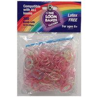 Assorted Glitter Loom Bands 6 colours Mix 300 Pack