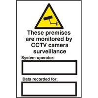 asec these premises are monitored by cctv surveillance 200mm x 300mm p ...
