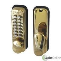 Asec AS2301 Mechanical Brass Push Button Lock