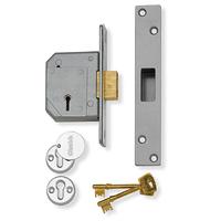 Assa Abloy Deadlock 5 Lever BS3621 Satin 3G114E