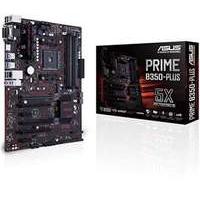 ASUS PRIME B350-PLUS AMD DDR4 S-ATA 600 ATX Motherboard - Black