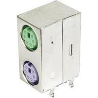 ASSMANN WSW A-DIO-DP/06 GV Mini-DIN-socket Dual-Port, Shielded shielded Number of pins: 6