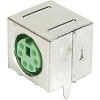 ASSMANN WSW A-DIO-FS06/GREEN Mini DIN-panel-mounted Socket, Shielded shielded Number of pins: 6