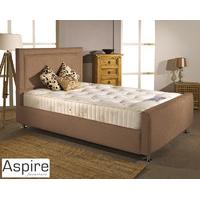 Aspire Calm Fabric Bed Frame - Mink Chenille Fabric