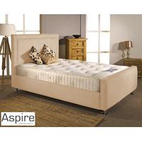 Aspire Calm Fabric Bed Frame - Caramel Chenille Fabric