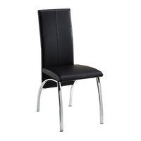 Aston Black Faux Leather Dining Chair