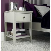 Ashby Cotton 1 Drawer Nightstand