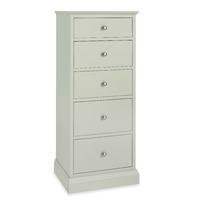 Ashby Cotton 5 Drawer Tall Chest