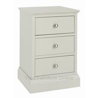 Ashby Cotton 3 Drawer Nightstand