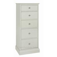 Ashby Cotton 5 Drawer Tall Chest