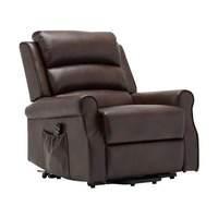 ashley large air leather rise and recline armchair