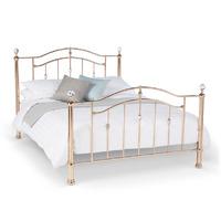 Ashley Metal Bed Frame - Rosegold - 4FT