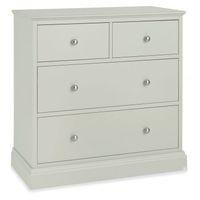 Ashlyn Cotton Painted 2 over 2 Drawer Chest