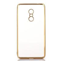 ASLING TPU Ultra Transparent Soft Case with Electroplated Edge for REDMI NOTE 4