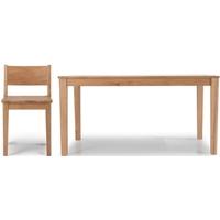 Asby Oak Dining Set with 6 Chairs