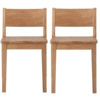 Asby Oak Dining Chair (Pair)