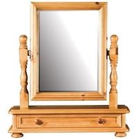 Ascot Pine Dressing Table Mirror - 1 Drawers